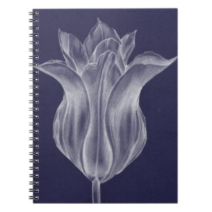 Monochrome Tulip III Notebook