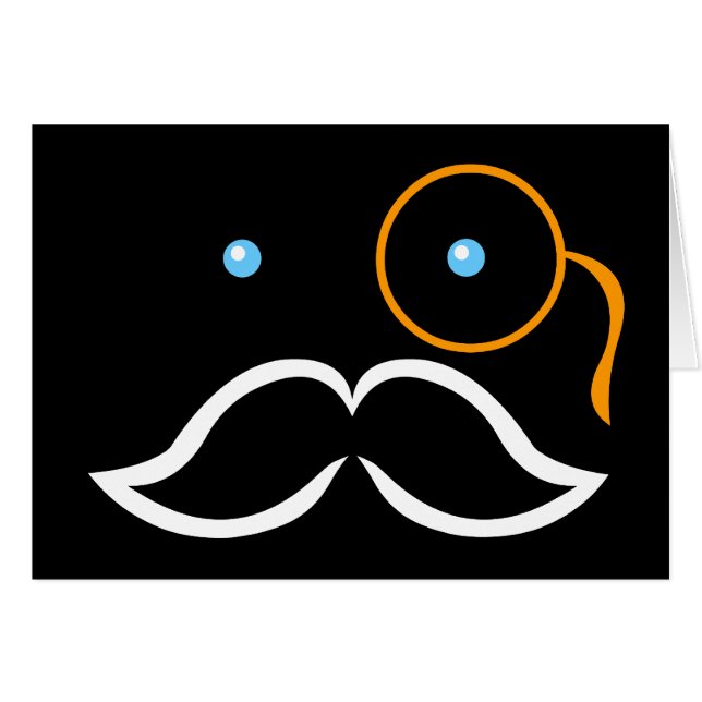 Monocle et Moustache (Devant horizontal)