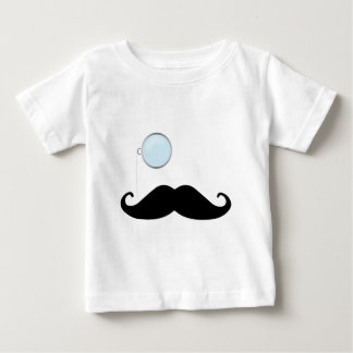 Monocle Moustache Baby T-Shirt