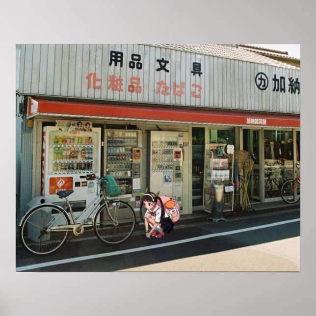 Monogatari – Mayoi Conbini Poster (Front)