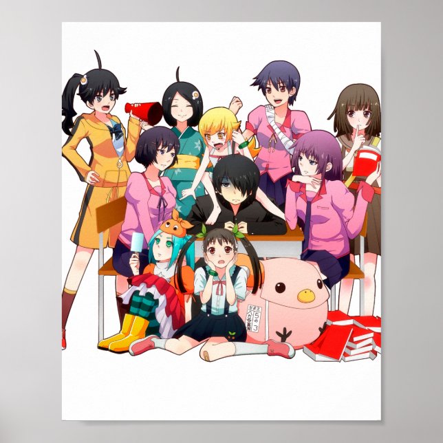 Monogatari Series  Poster (Front)