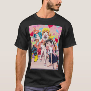 Monogatari Series - Shinobu, Otsugi _amp_ Mayoi   T-Shirt