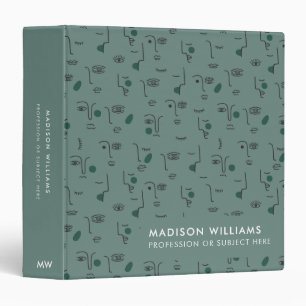 Monogram 3 Ring Binder
