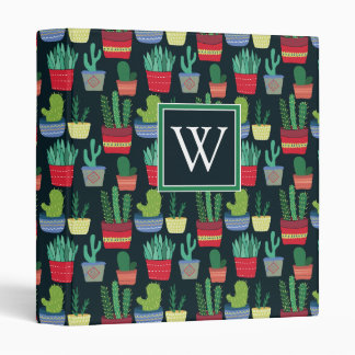 Monogram | A Crowd of Cactus Binder