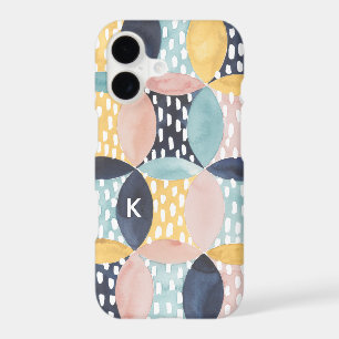 Monogram   Abstract Circle Pattern