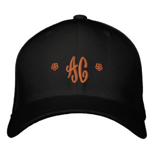 Monogram * AC * (best with two letters) Embroidered Hat