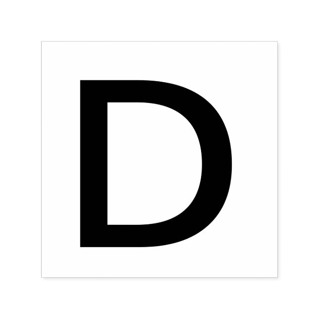 Monogram add name letter alphabet simple minimal t self-inking stamp (Design)
