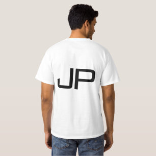 Monogram Add Name Or Text Mens Double Sided T-Shirt