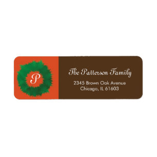 Monogram - Address labels