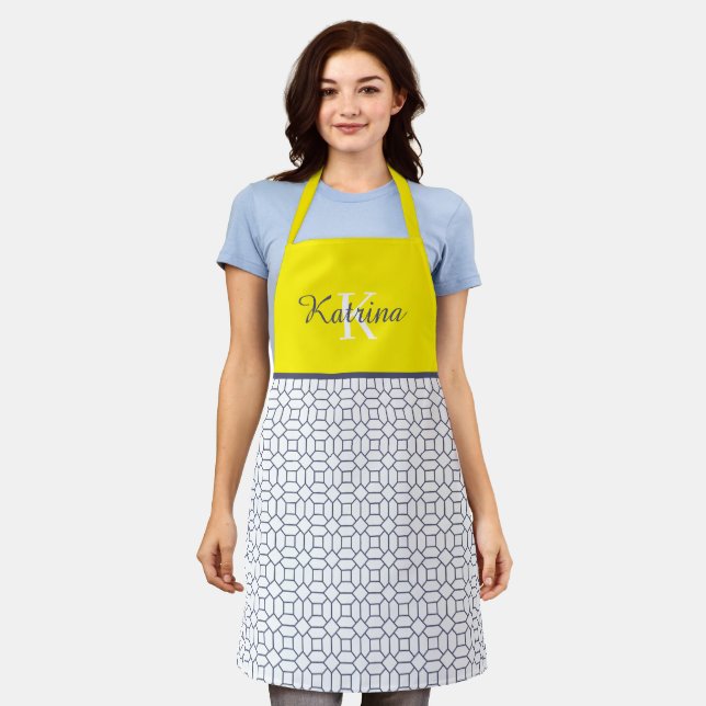 Monogram All-Over Print Apron (Worn)