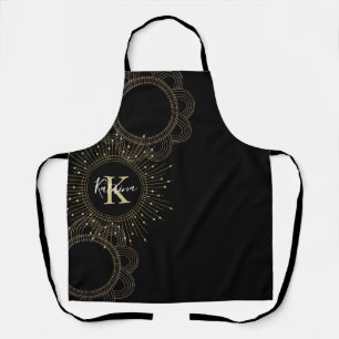 Monogram All-Over Print Apron