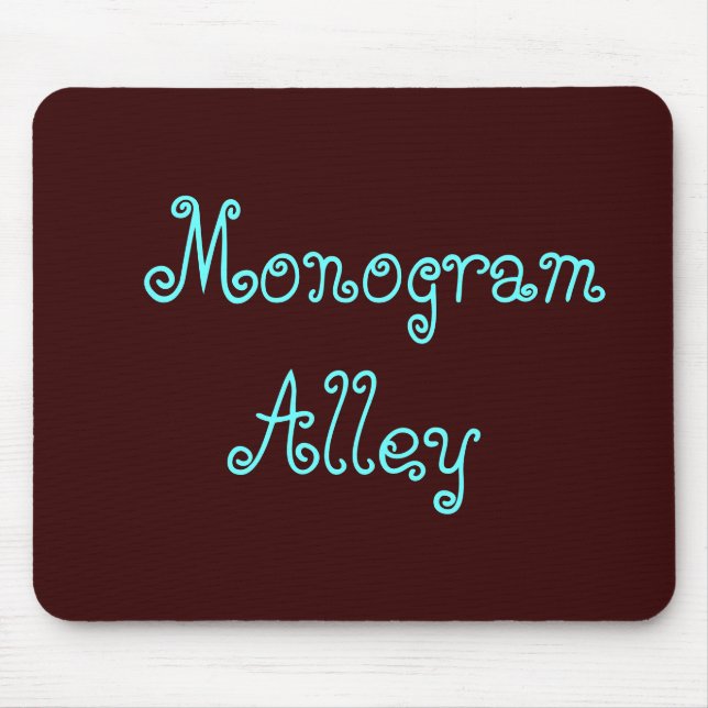 Monogram Alley Mouse Pad (Front)