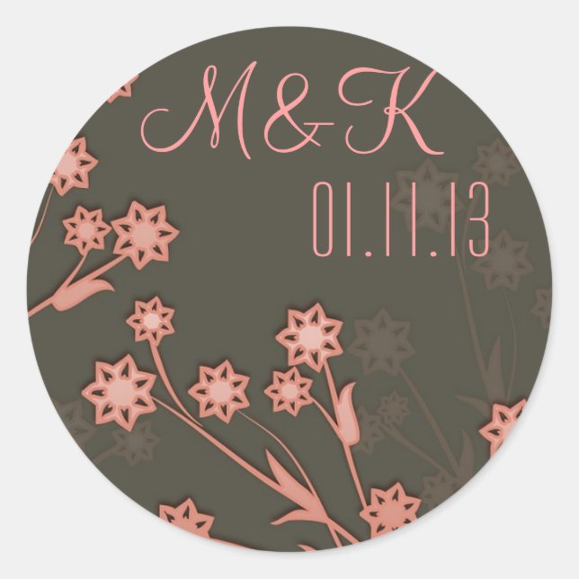 monogram and date stickers (Front)