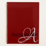 Monogram and Name Planner<br><div class="desc">Stay organized and stylish with the Monogram and Name Planner! This custom planner features a sleek design that allows you to personalize it with your initials and name for a truly unique touch. Perfect for keeping track of appointments, goals, and daily tasks, this planner combines functionality with elegance. The customizable...</div>