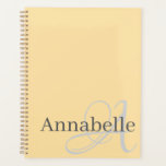 Monogram and Name Planner<br><div class="desc">Stay organized and stylish with the Monogram and Name Planner! This custom planner features a sleek design that allows you to personalize it with your initials and name for a truly unique touch. Perfect for keeping track of appointments, goals, and daily tasks, this planner combines functionality with elegance. The customizable...</div>