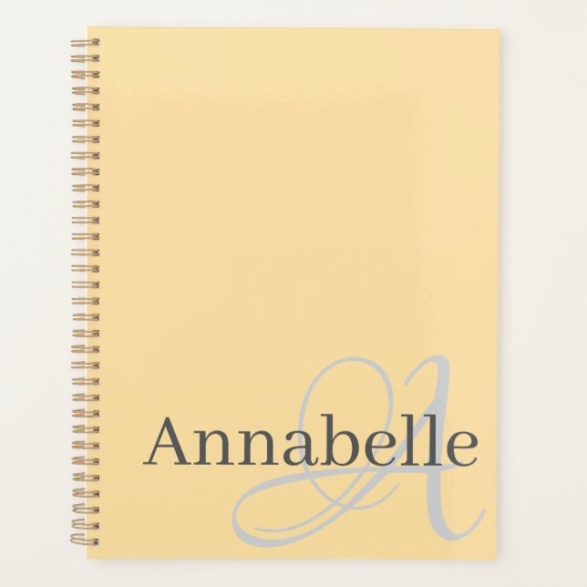 Monogram and Name Planner (Front)
