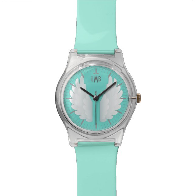 Monogram Angel Wings Watch (Close Up)