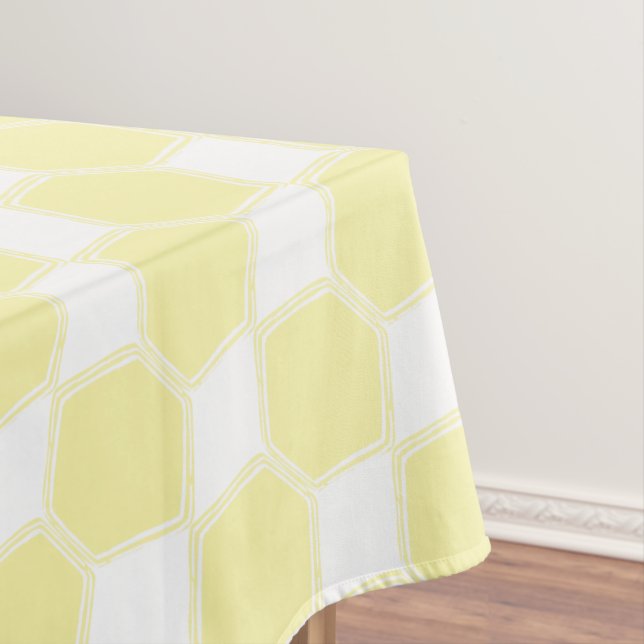 Monogram Any Colour Geometric Pattern Tablecloth (In Situ)