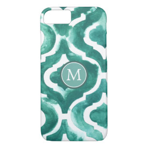Monogram   Aquamarine Motif IV Case-Mate iPhone Case