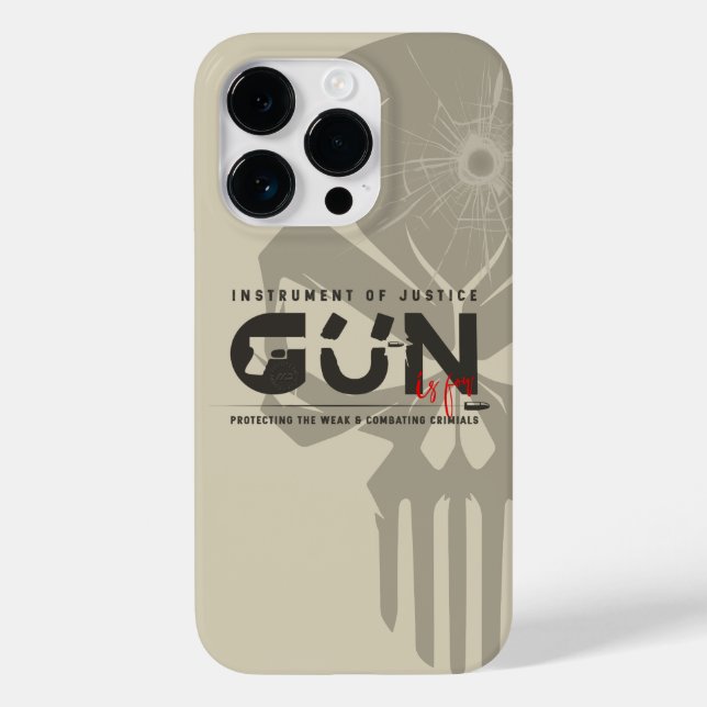 Monogram Art of Gun | Case-Mate iPhone Case (Back)