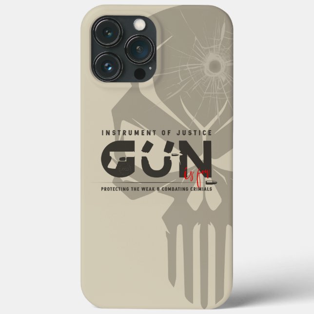 Monogram Art of Gun | Case-Mate iPhone Case (Back)