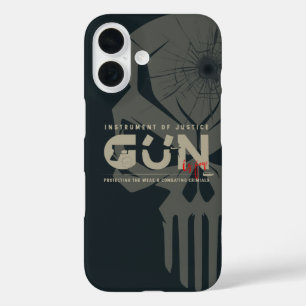 Monogram Art of Gun   (Dark mode) iPhone 16 Case