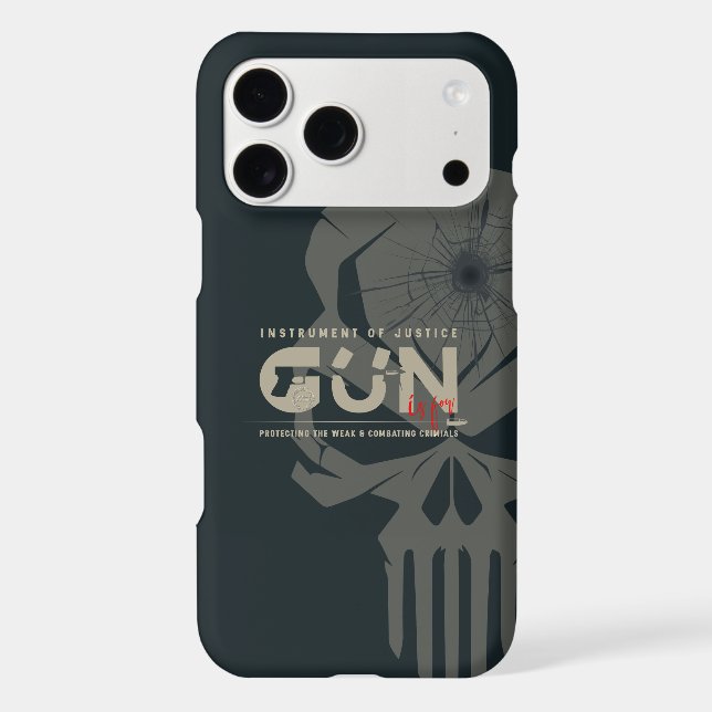 Monogram Art of Gun | iPhone 17 Pro max (Dk. mode) (Back)