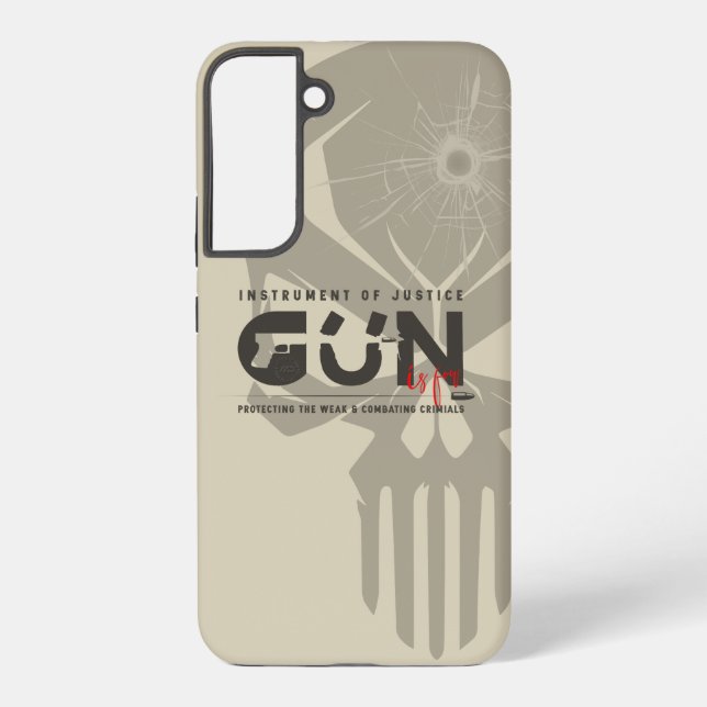 Monogram Art of Gun | Samsung Galaxy S22+ Case (Back)