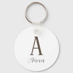 Monogram Autumn vibe Keychain