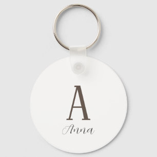 Monogram Autumn vibe Keychain