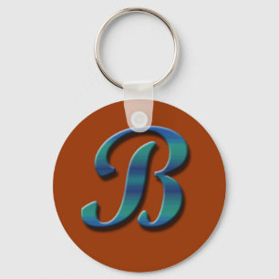 Monogram B Keychain