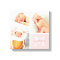 Monogram Baby Photo Collage Canvas Print