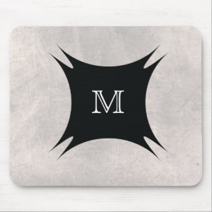 Monogram Back Personalize Mouse Pad