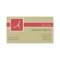 Monogram Band Sand & Salmon Business Cards