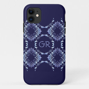 Monogram.Baroque element. iPhone 11 Case