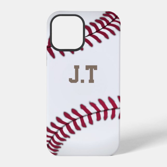 Monogram Baseball iPhone Case (Back)