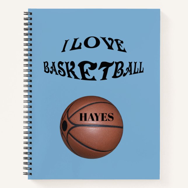 MONOGRAM BASKETBALL* NOTEBOOK (Front)
