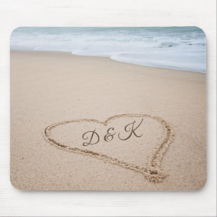 Monogram   Beach Love I Mouse Pad