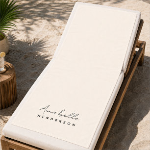 Monogram Beach Towels   Custom Resort Towel Gift