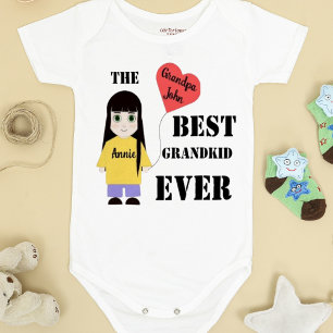 Monogram best grandchild love shirt