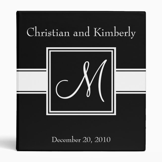 Monogram Binder (Front)
