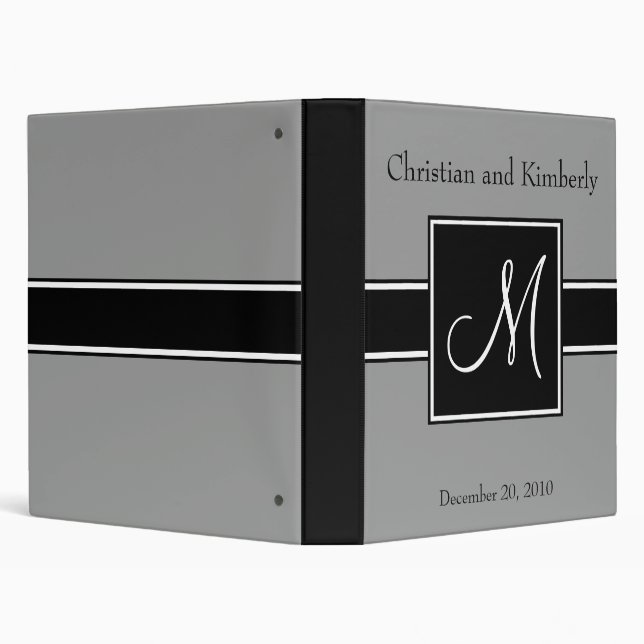 Monogram Binder (Background)