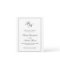 Monogram Black and White Formal Elegant Wedding