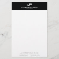 Monogram Black And White Template Modern Elegant