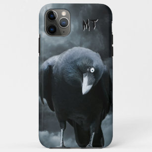 Monogram Black Raven Gothic Case-Mate iPhone Case