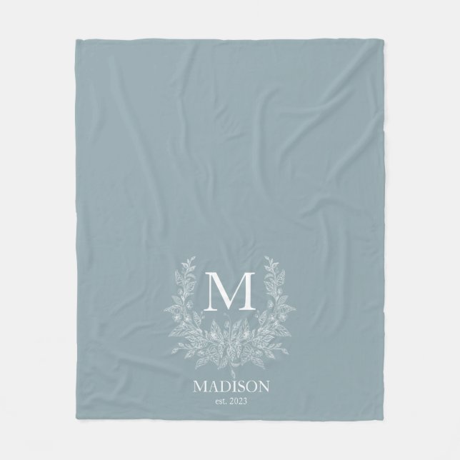 Monogram Blanket (Front)