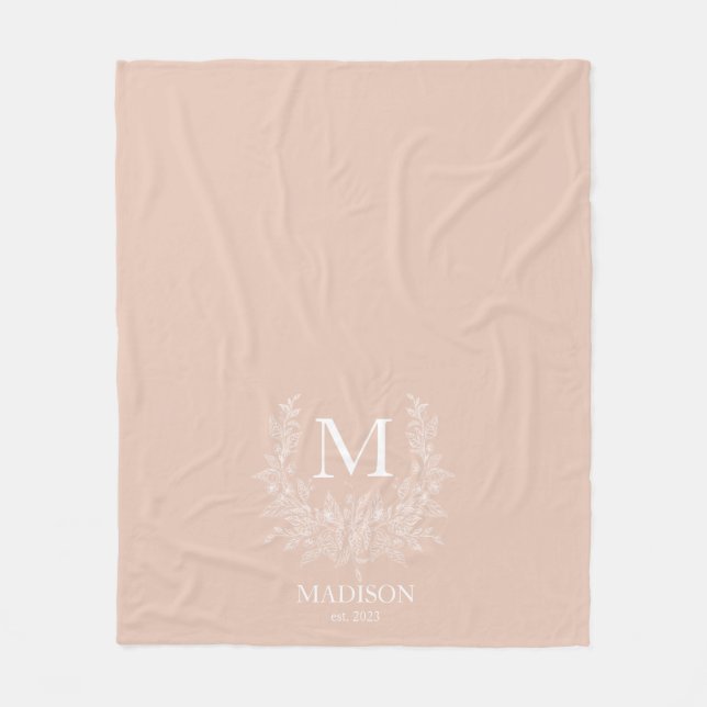 Monogram Blanket (Front)
