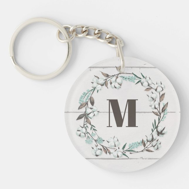 Monogram | Blessed VII | Let's Stay Home Keychain (Front)