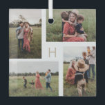 Monogram Blocks Editable Colour Photo Ornament<br><div class="desc">Photo gifts make the best gifts! Easily personalized with your text and/or photo(s) for a custom look. Designed by Berry Berry Sweet,  Modern Stationery and Personalized Gifts. Visit our website at www.berryberrysweet.com to see our full product lines.</div>