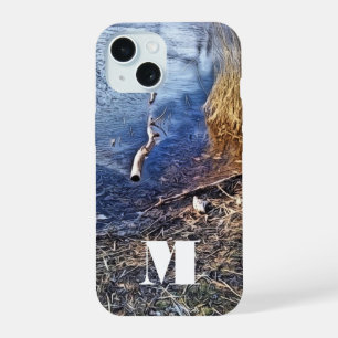 Monogram Blue Lakeshore iPhone 15 Case